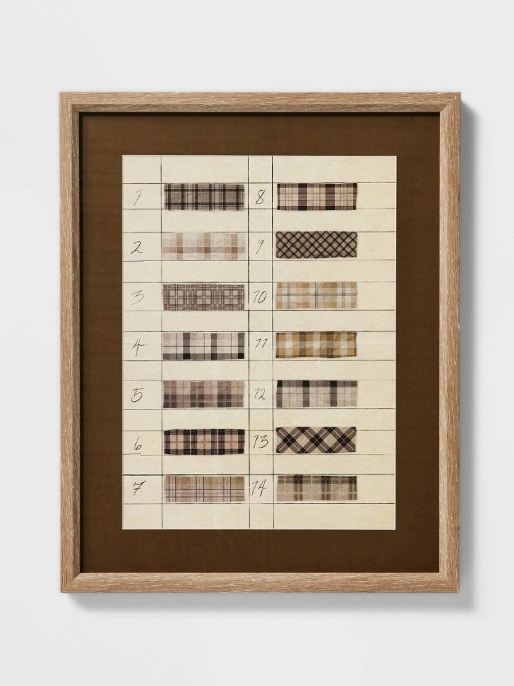 16x20 Ribbon Pattern Framed Wall Art - Threshold Studio McGee, Target‎